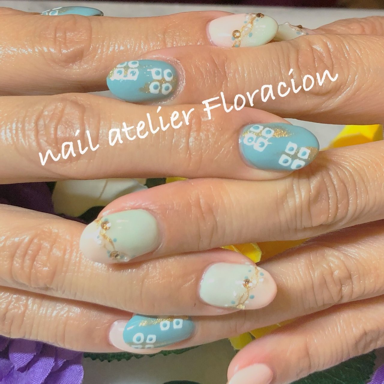 お正月 成人式 卒業式 パーティー ハンド Nail Atelier Floracionのネイルデザイン No ネイルブック