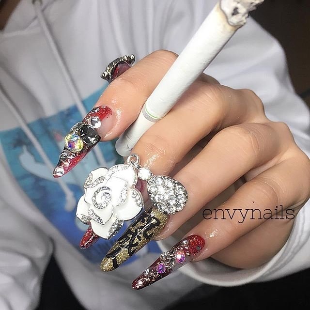 オールシーズン お正月 成人式 パーティー ハンド Envynailsのネイルデザイン No ネイルブック