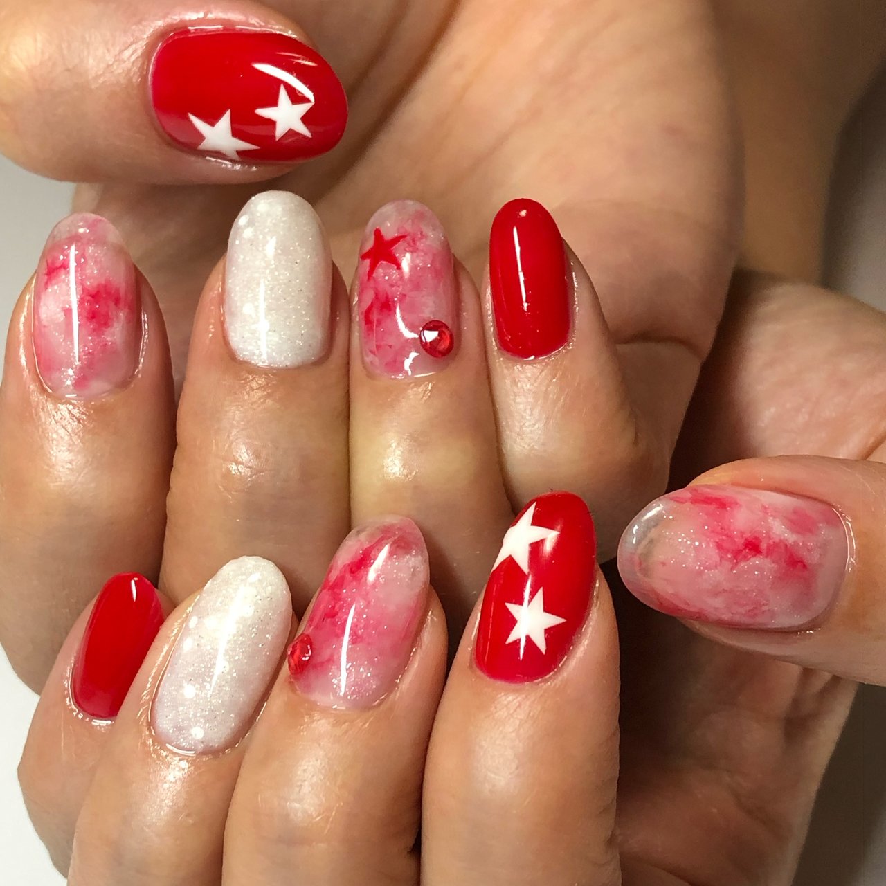 春 夏 バレンタイン 旅行 ハンド Akeynailsのネイルデザイン No ネイルブック
