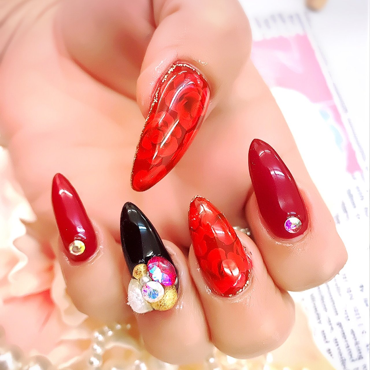 成人式 バレンタイン デート 女子会 ハンド Nail Salon Cerise ネイルサロンスリーズ のネイルデザイン No ネイルブック