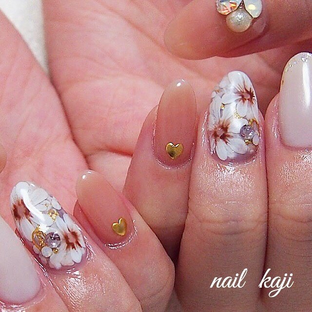 春 バレンタイン デート 女子会 ハンド Nail Kajiのネイルデザイン No ネイルブック