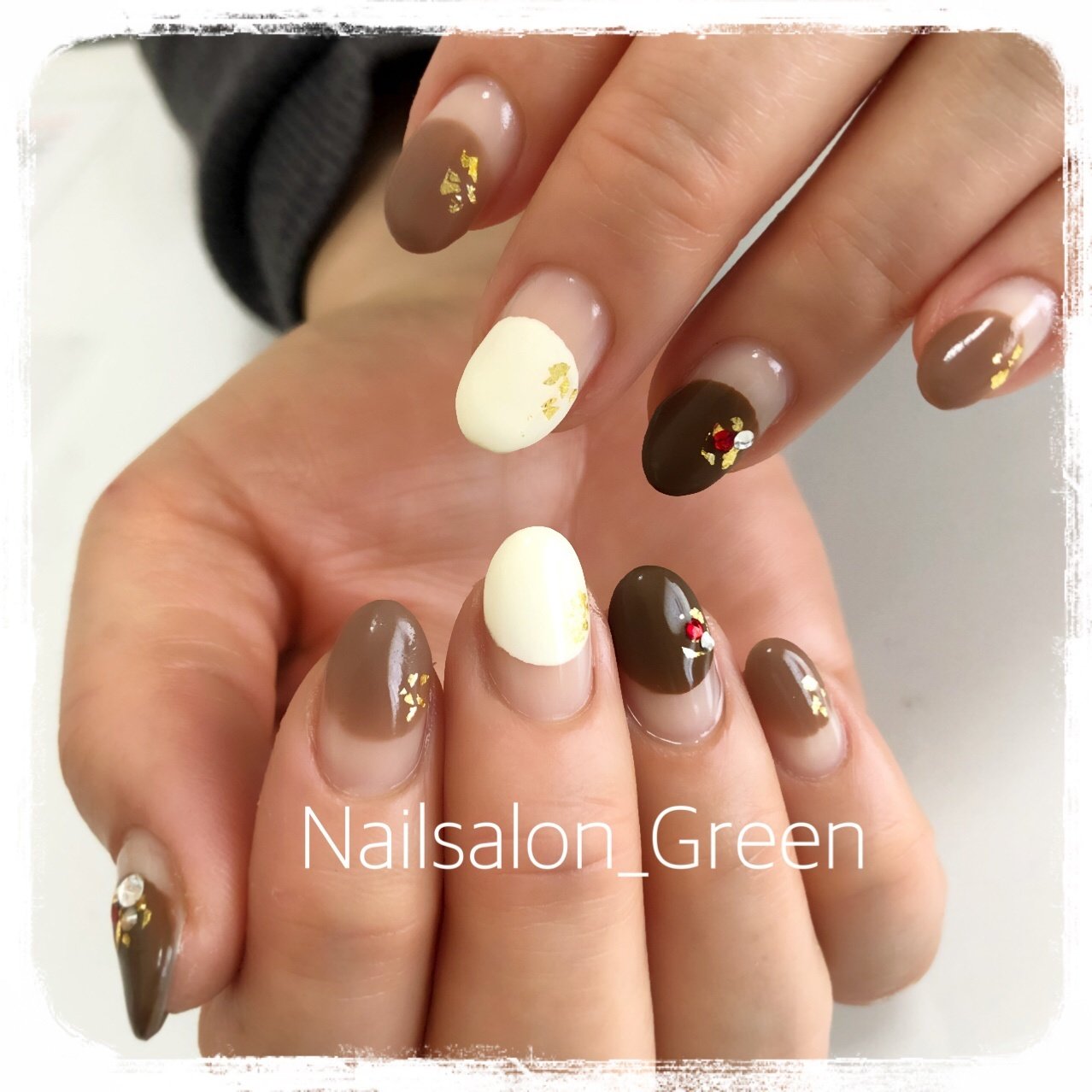 冬 バレンタイン パーティー デート ハンド Nailsalon Greenのネイルデザイン No ネイルブック