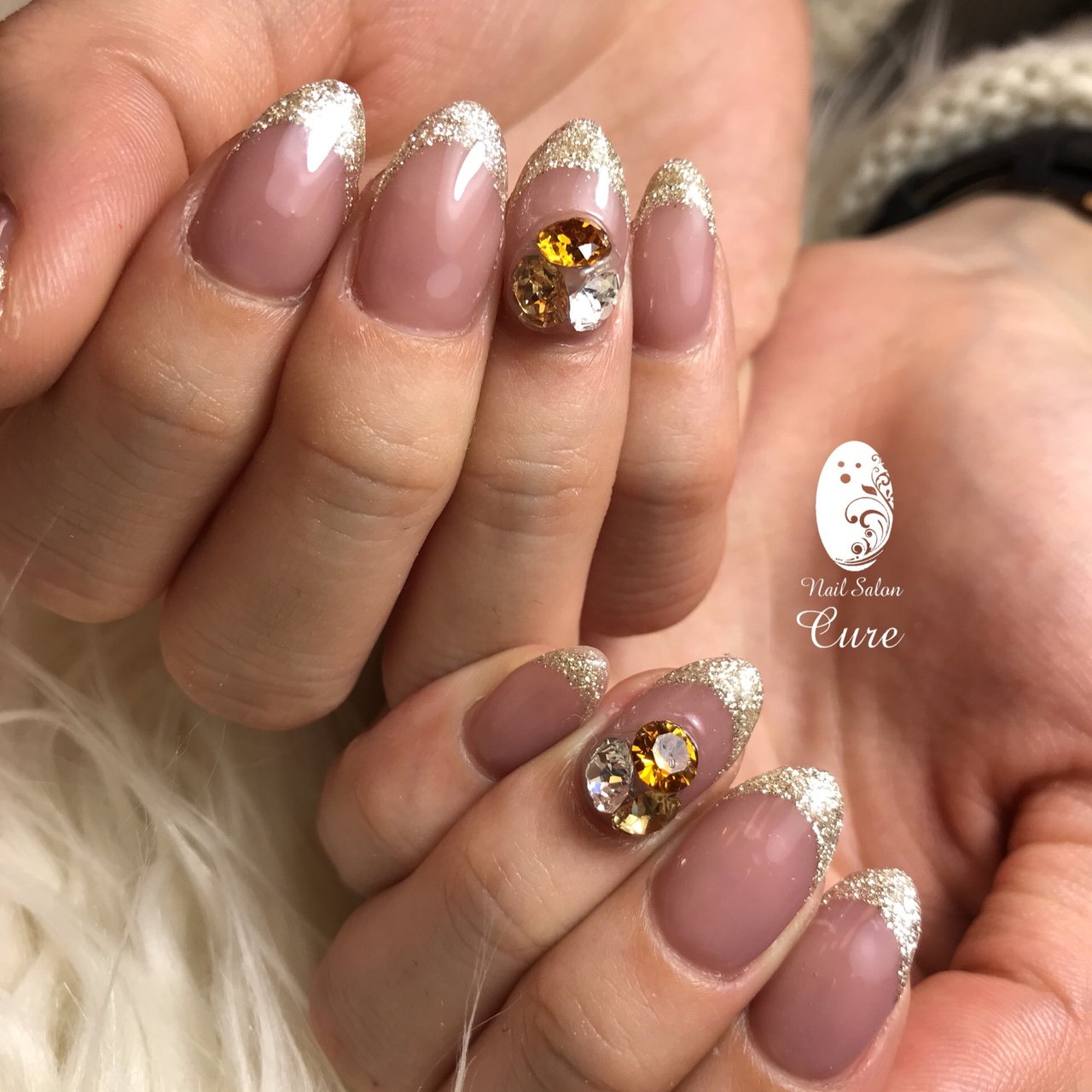 秋 冬 卒業式 入学式 ハンド Nail Salon Cureのネイルデザイン No ネイルブック