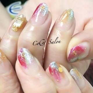 人気順 レッド 赤 香水瓶のネイルデザイン ネイルブック