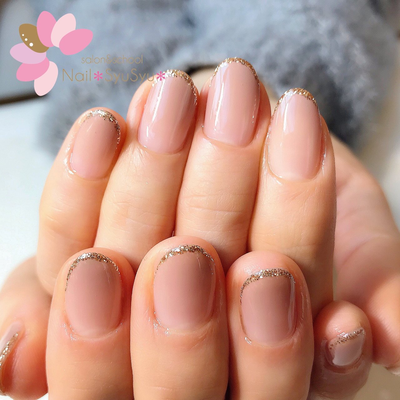 冬 オールシーズン オフィス ハンド シンプル Nail Syusyu ネイルシュシュのネイルデザイン No ネイルブック