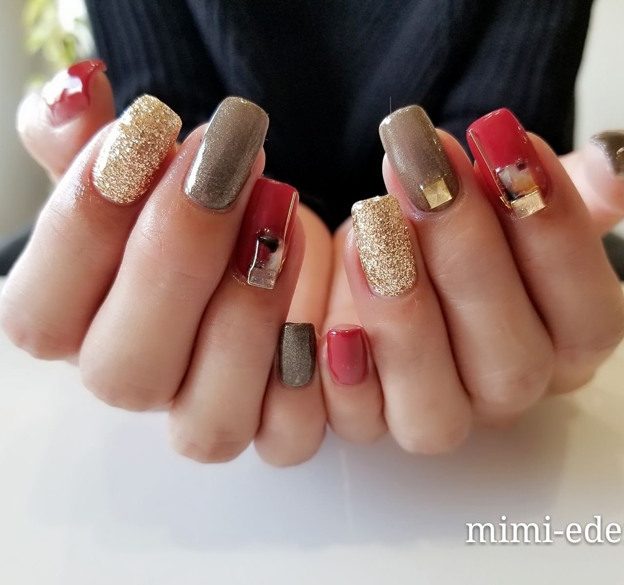 冬 オールシーズン 旅行 ライブ ハンド Nail Mimiedenのネイルデザイン No ネイルブック