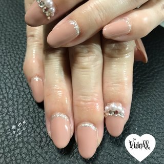 おすすめ順 シルバー 銀 スモーキーベージュネイルのネイルデザイン ネイルブック