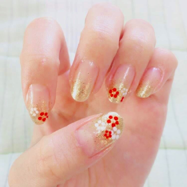 春 冬 お正月 成人式 ハンド Omochi No Nailのネイルデザイン No 3910890 ネイルブック