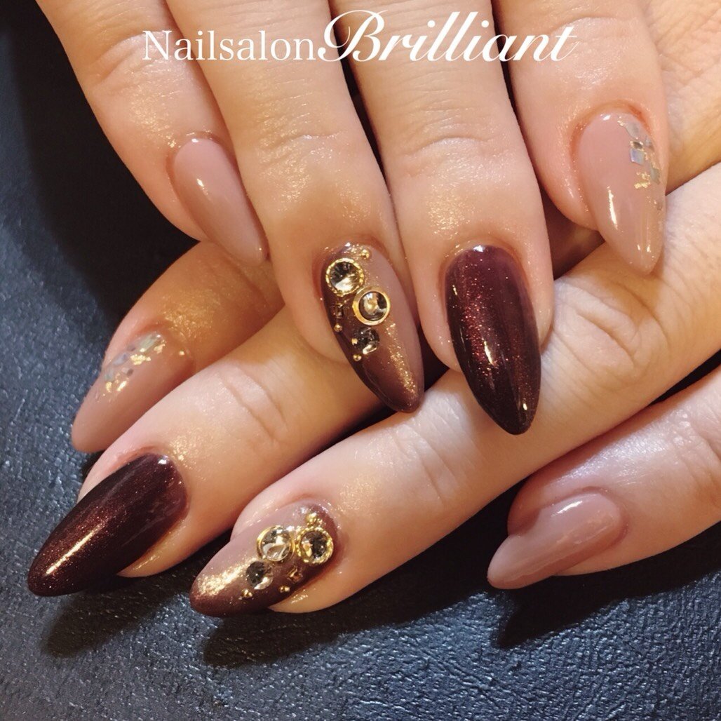 春 冬 オフィス デート ハンド Nailsalonbrilliantのネイルデザイン No ネイルブック