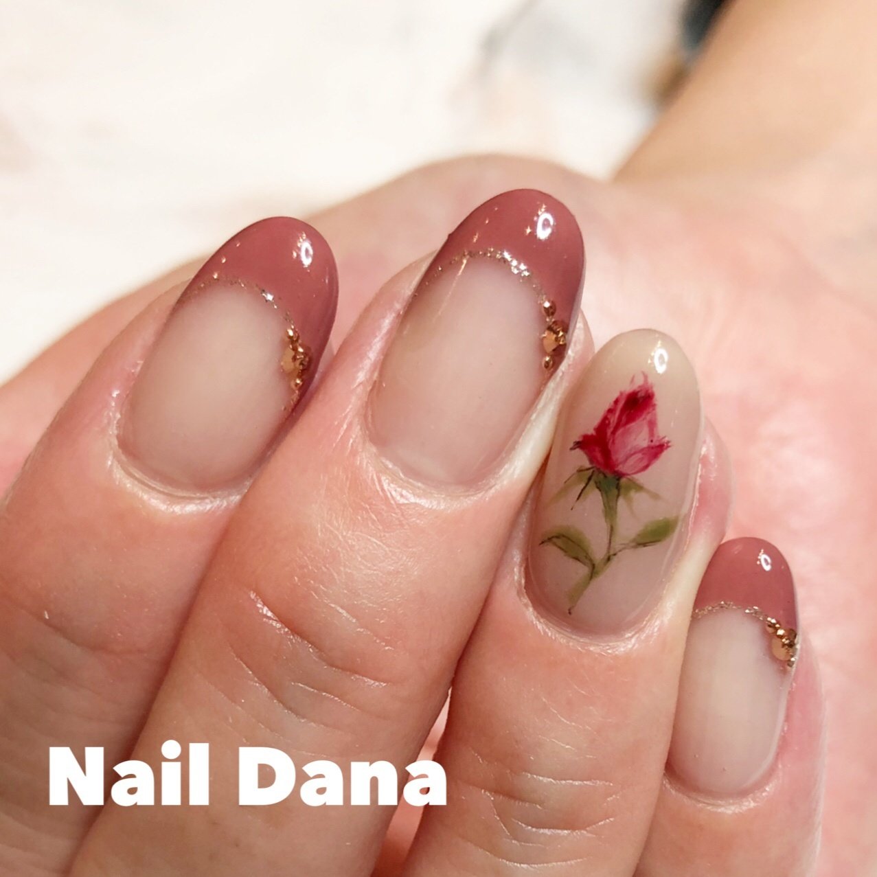 オフィス ブライダル パーティー ハンド フレンチ Nail Danaのネイルデザイン No ネイルブック