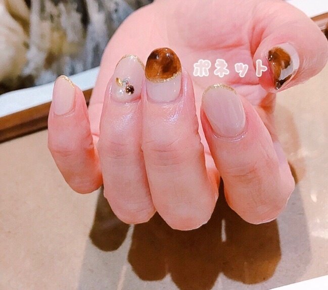 秋 冬 オフィス デート ハンド P O N E T T Eのネイルデザイン No ネイルブック