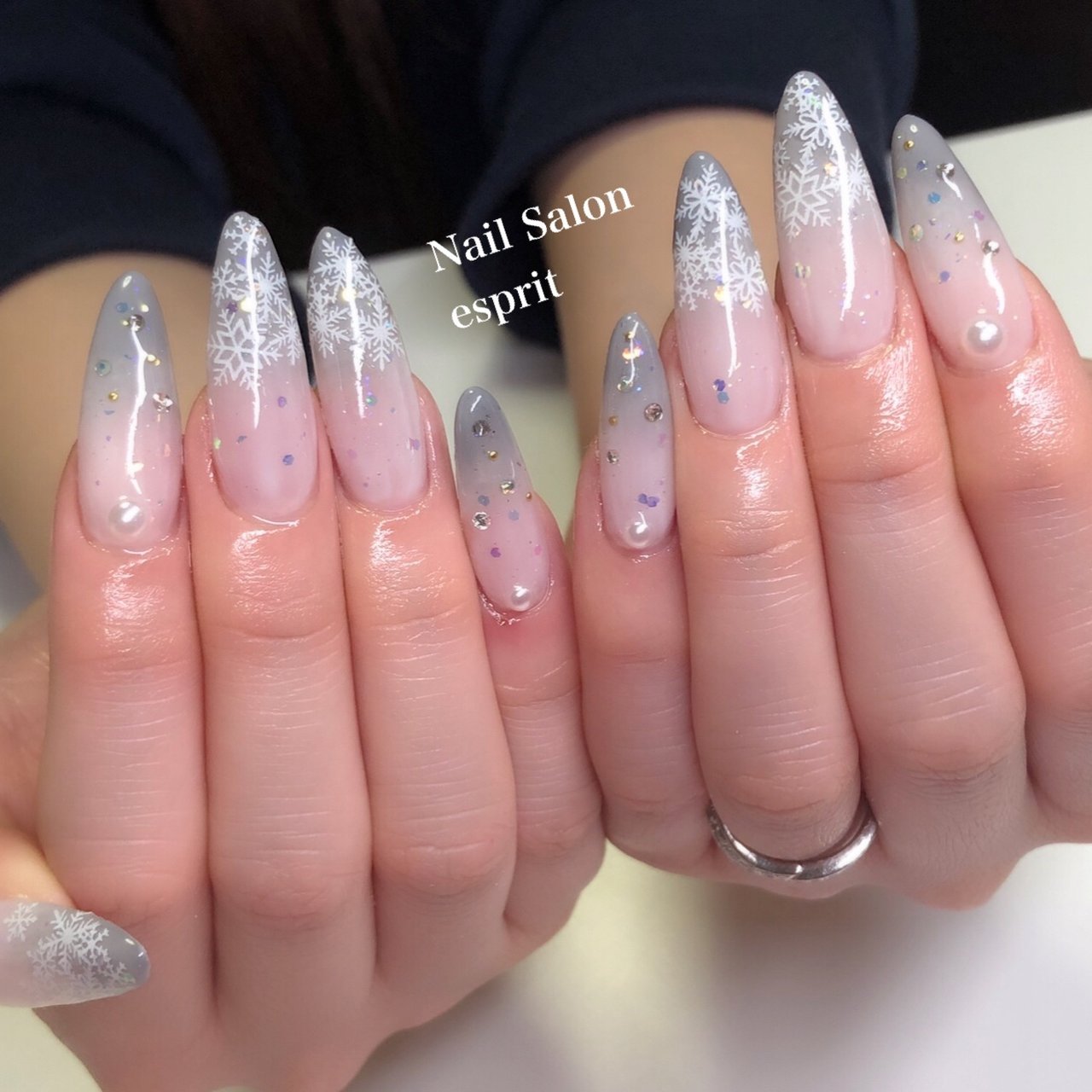 スーパーロング スカルプチュア お客様 Nail Salon Esprit 和光市 朝霞市 のネイルデザイン No ネイルブック
