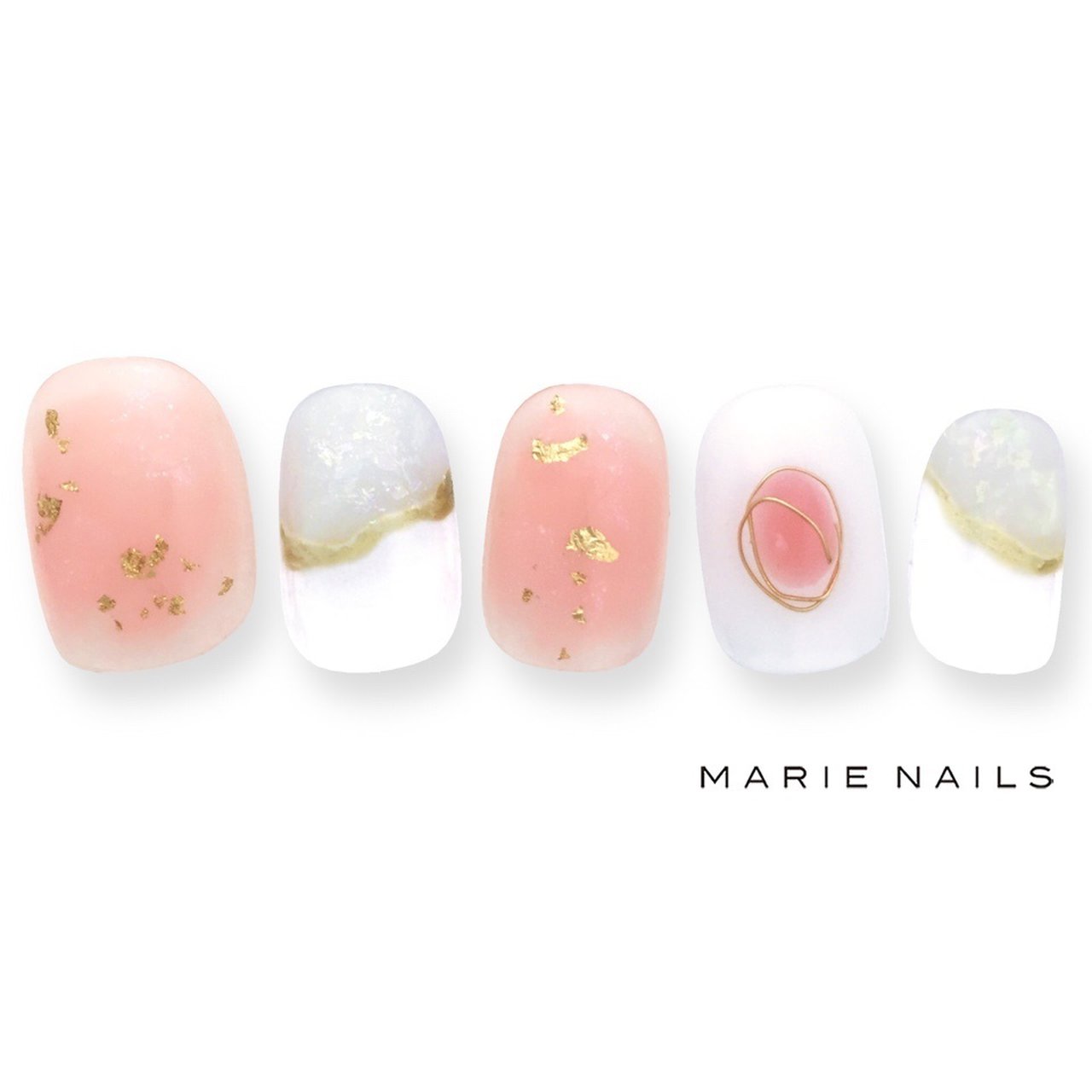 春 夏 オフィス デート ハンド The Marie 神戸マルイ店のネイルデザイン No ネイルブック