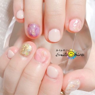 成人式深爪矯正のネイルデザイン ネイルブック