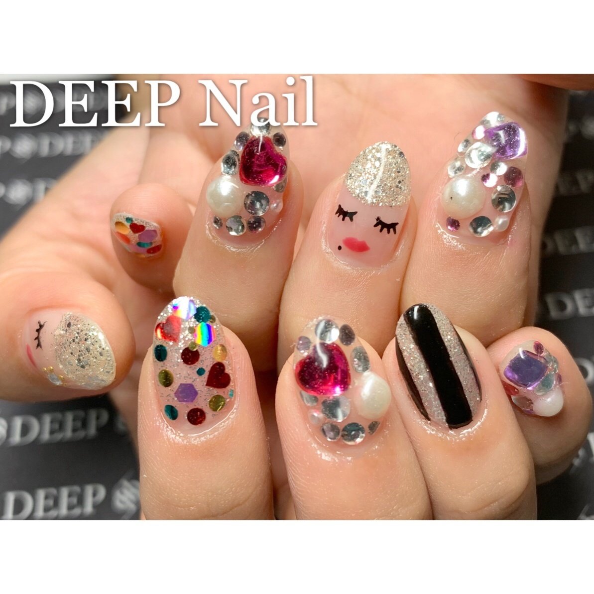 オールシーズン パーティー デート 女子会 ハンド Deep Nail Eyeのネイルデザイン No ネイルブック