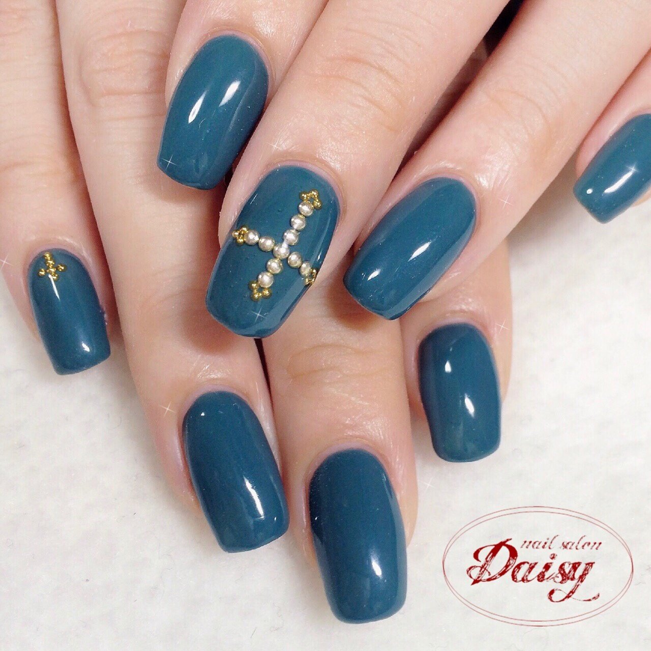 秋 冬 ハンド ワンカラー アンティーク Nail Salon Daisyのネイルデザイン No ネイルブック