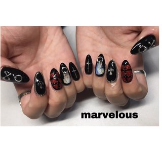 21年 新着順 スカルプチュア 黒のネイルデザイン 5ページ目 ネイルブック