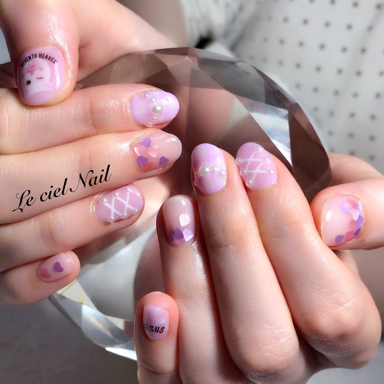 オールシーズン バレンタイン ライブ デート ハンド Lecielnailのネイルデザイン No ネイルブック