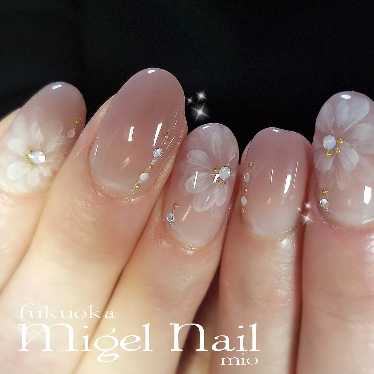 春 オフィス ブライダル パーティー ハンド Migel Nailのネイルデザイン No ネイルブック