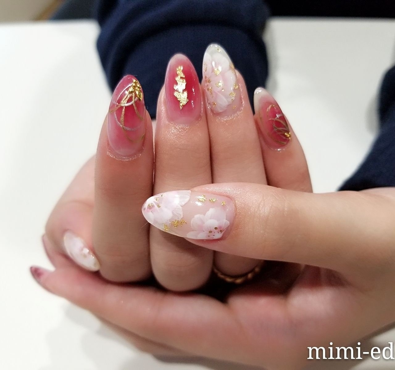 オールシーズン リゾート 浴衣 パーティー ハンド Nail Mimiedenのネイルデザイン No ネイルブック