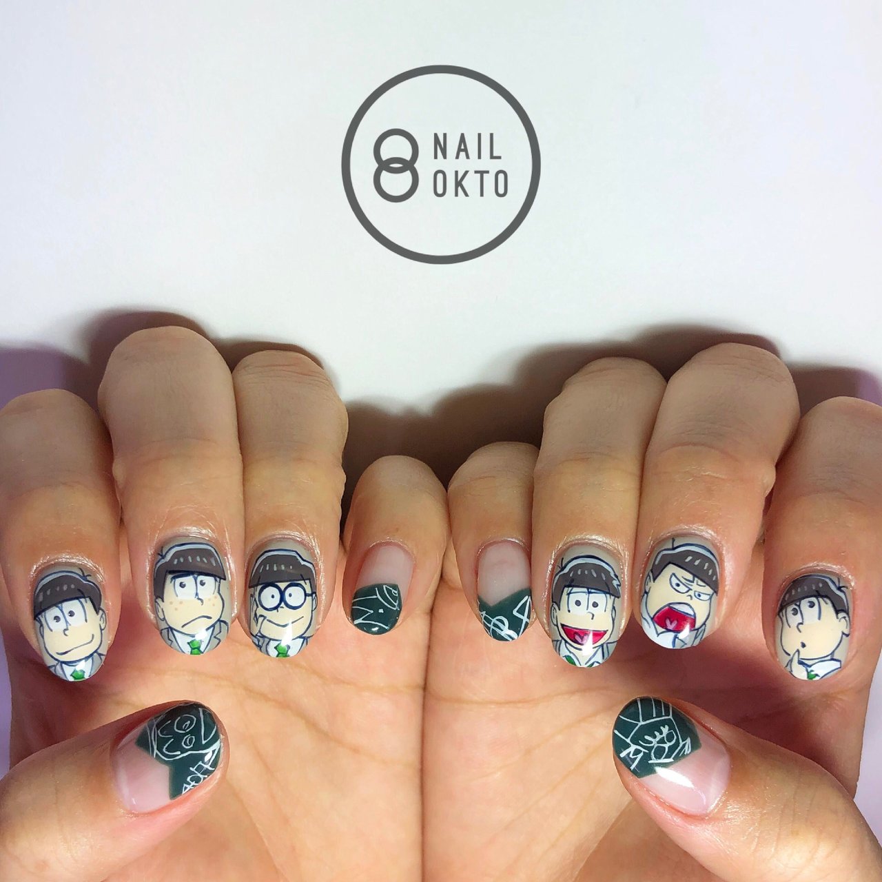 オールシーズン ハンド 痛ネイル キャラクター ショート Nail Oktoのネイルデザイン No ネイルブック