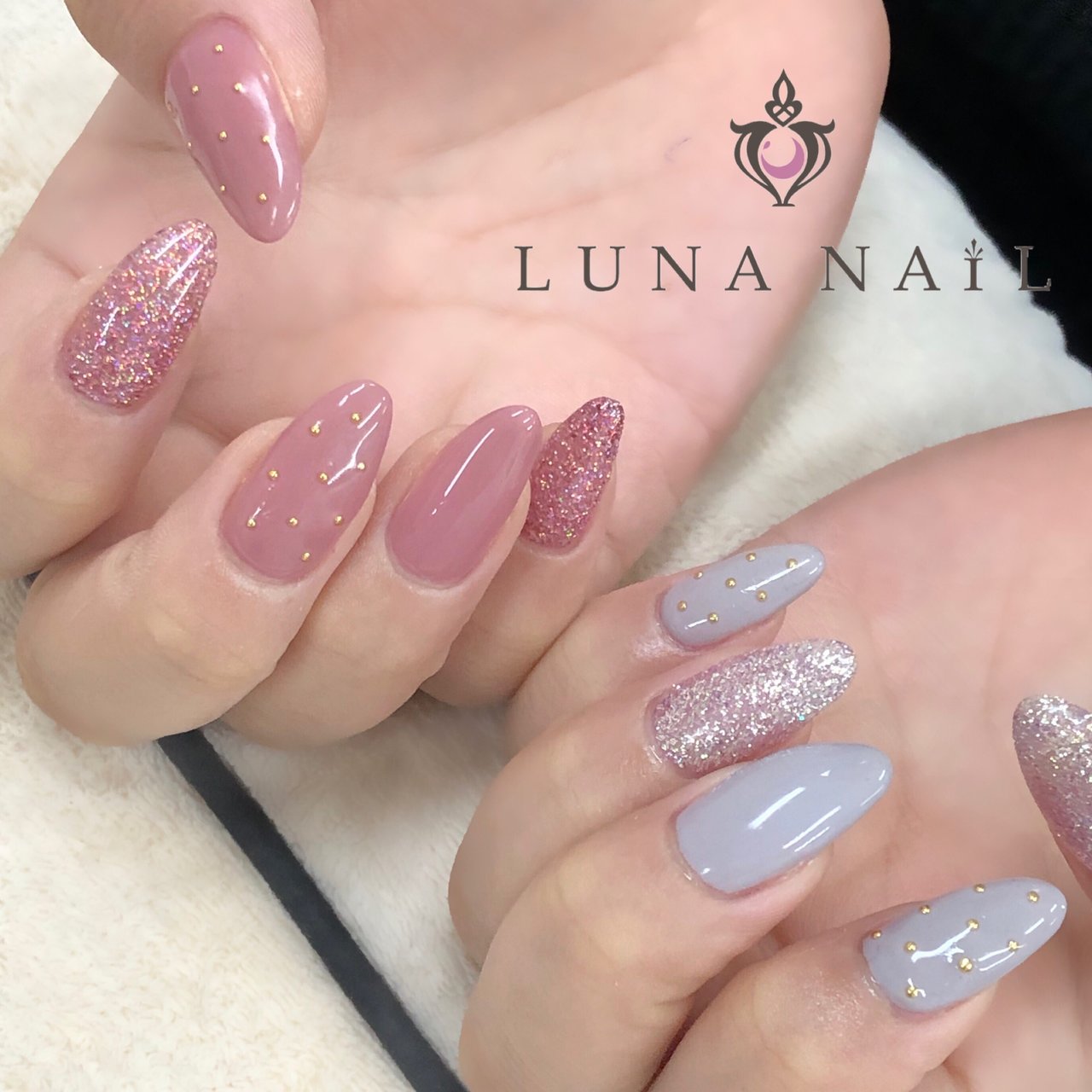 オールシーズン デート 女子会 ハンド ラメ Luna Nail のネイルデザイン No ネイルブック