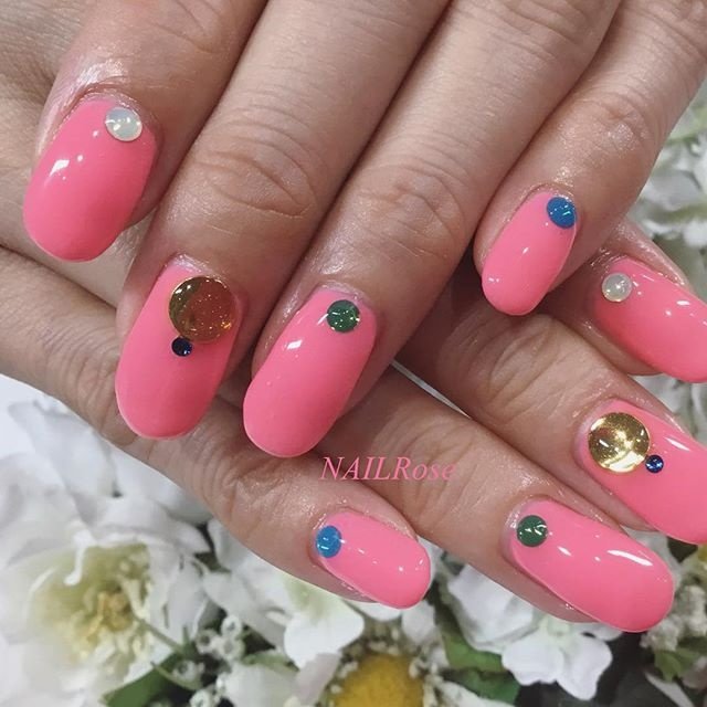 春 バレンタイン オフィス パーティー シンプル Nailrose恵比寿のネイルデザイン No 3933859 ネイルブック