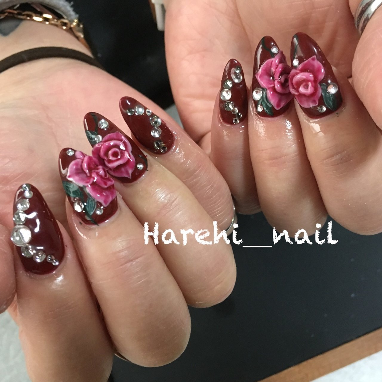 秋 冬 ブライダル パーティー ワンカラー Harehi Nailのネイルデザイン No ネイルブック