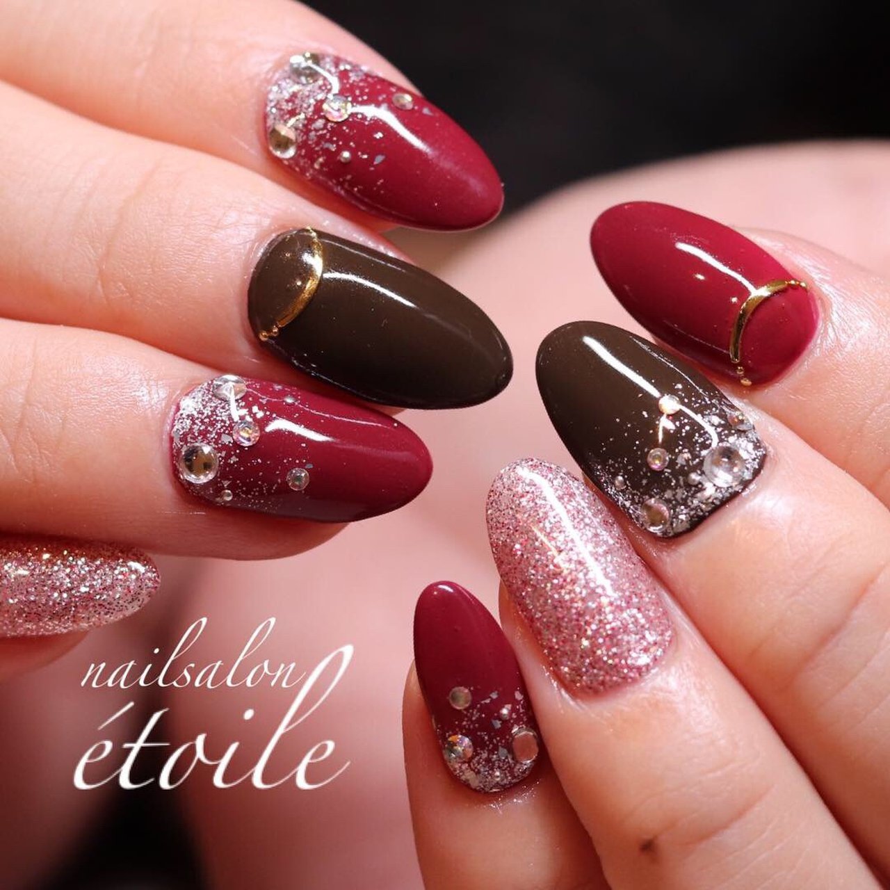 春 秋 冬 バレンタイン ハンド Nailsalon Etoile Yukiのネイルデザイン No ネイルブック