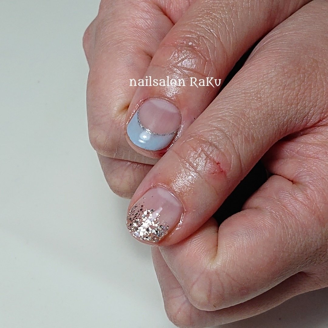冬 ハンド シンプル フレンチ ショート Nailsalon Raku ネイルサロン ラク 西国分寺 のネイルデザイン No ネイルブック
