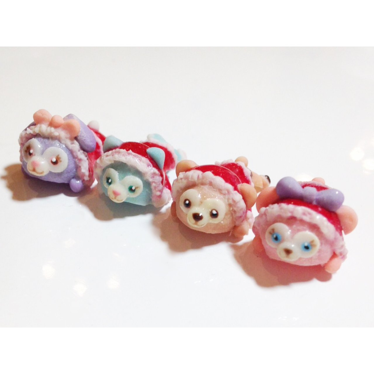 クリスマス ハンド キャラクター ロング レッド Eminy By Dr 工藤さやかのネイルデザイン No ネイルブック