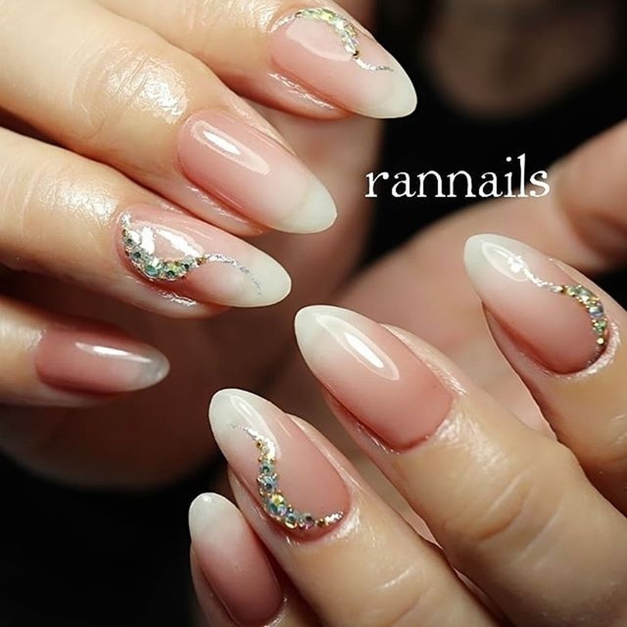 オールシーズン グラデーション ベージュ ブラウン グレージュ Rannailsのネイルデザイン No ネイルブック