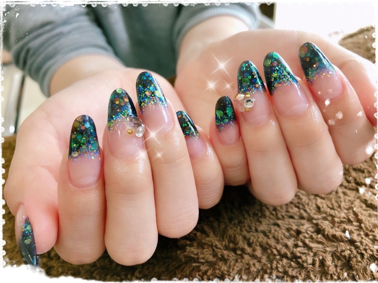 秋 冬 ライブ ハンド グラデーション Nail003のネイルデザイン No ネイルブック