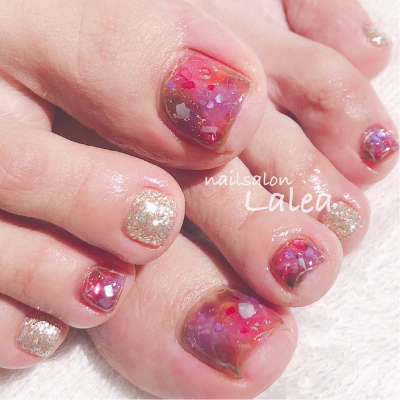 夏 オールシーズン バレンタイン リゾート フット Nailsalonlalea Nooknailのネイルデザイン No ネイル ブック