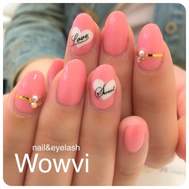 春 夏 オフィス デート ハンド 博多nail Eyelash Wowviのネイルデザイン No ネイルブック