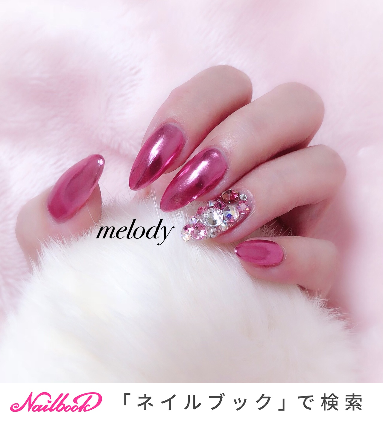 オールシーズン バレンタイン ライブ ハンド ピンク 𝐦𝐞𝐥𝐨𝐝𝐲 Nail 仙台のネイルデザイン No ネイルブック