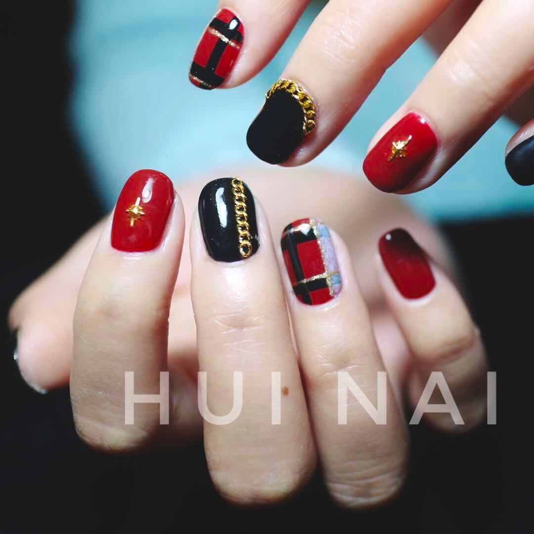 冬 バレンタイン ハンド シンプル ショート Hui Nai Lのネイルデザイン No ネイルブック