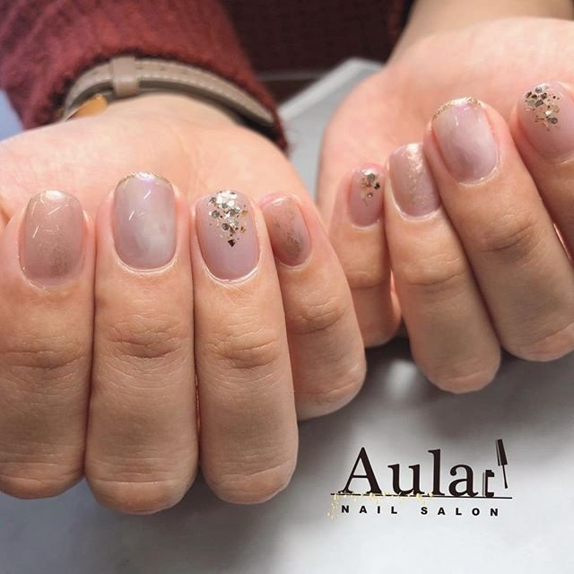秋 冬 パーティー デート ハンド Aula アウラ Naomiのネイルデザイン No ネイルブック