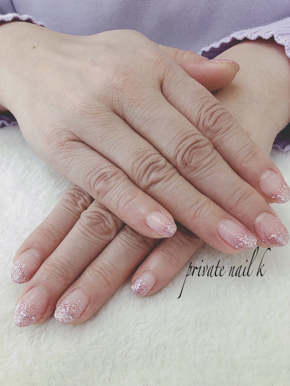 オールシーズン ハンド グラデーション ホログラム ショート Nailkのネイルデザイン No ネイルブック
