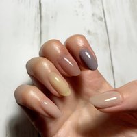 パステル カラーチャートのネイルデザイン ネイルブック