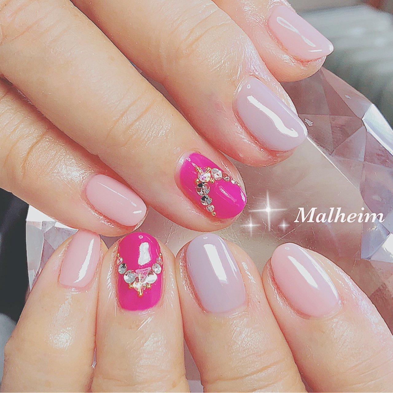 春 バレンタイン 旅行 女子会 ハンド Nails Malheim メルヘイム のネイルデザイン No ネイルブック