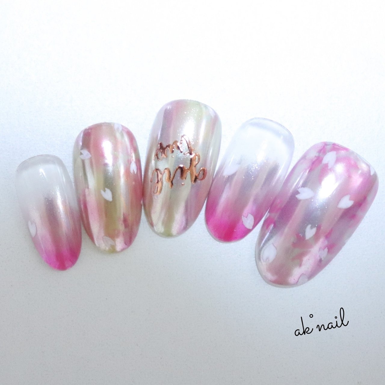 春 パーティー デート 女子会 グラデーション Ak Nailのネイルデザイン No ネイルブック