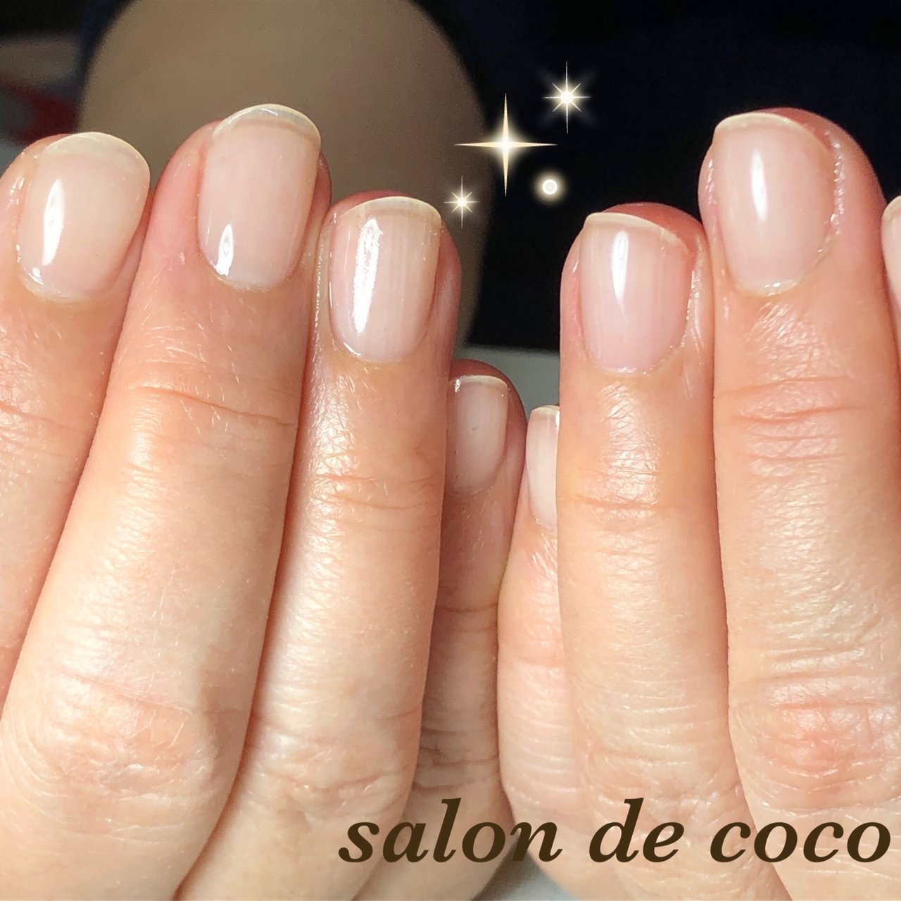 オールシーズン ハンド ショート クリア ジェル Salon De Cocoのネイルデザイン No ネイルブック