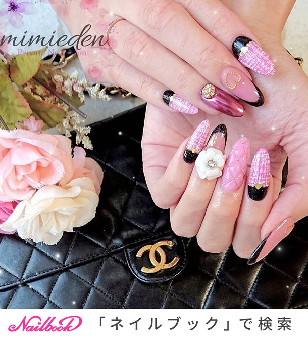 ぴんくだいや♡CHANEL　シャネル　ネイル　5本セット 1280_lc