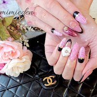 21年 新着順 3d エンボス 立体 シャネルのネイルデザイン ネイルブック