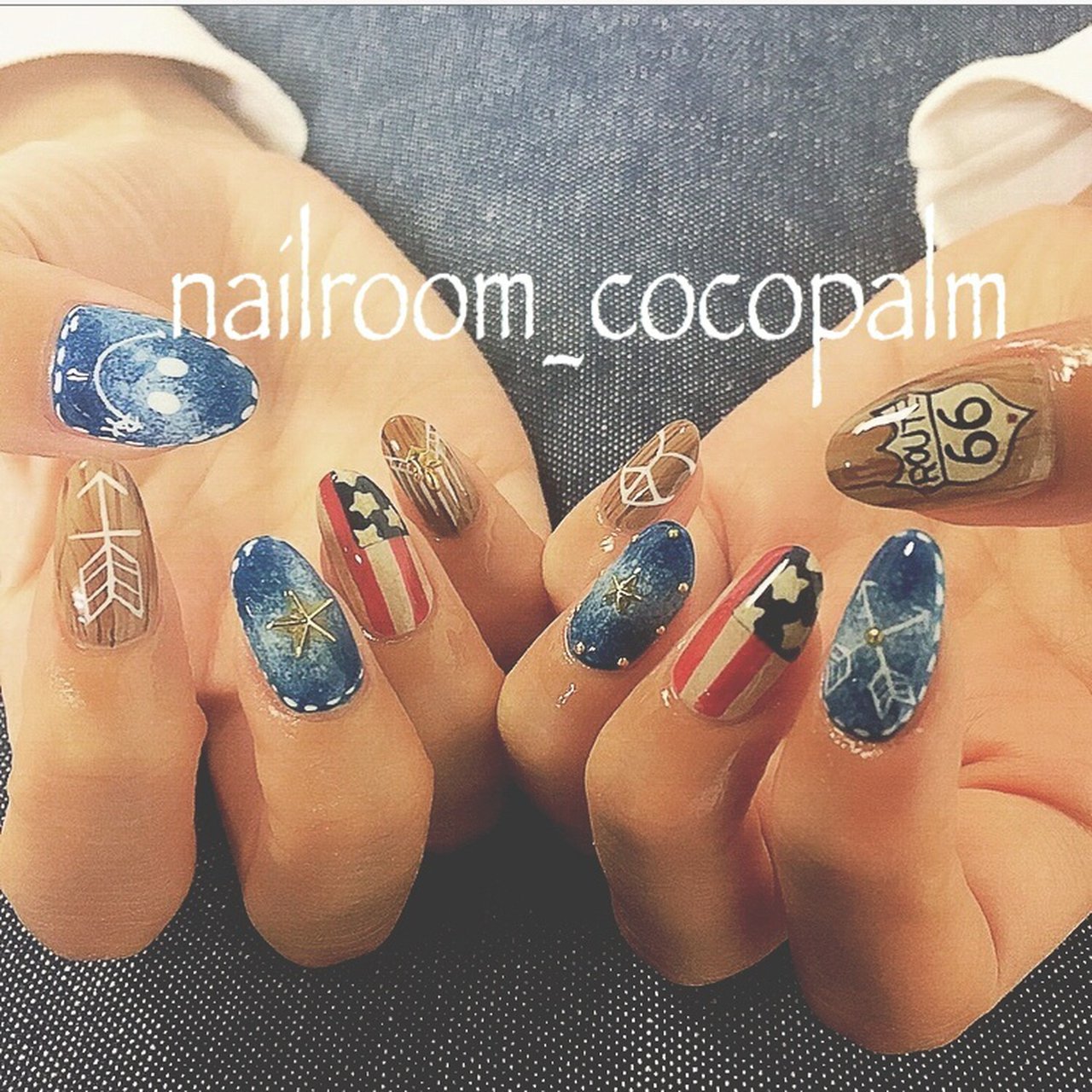 オールシーズン ハンド アンティーク エスニック ネイティブ Jemmynailのネイルデザイン No ネイルブック