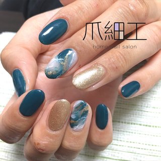 人気順 ブルー 青 青緑のネイルデザイン ネイルブック