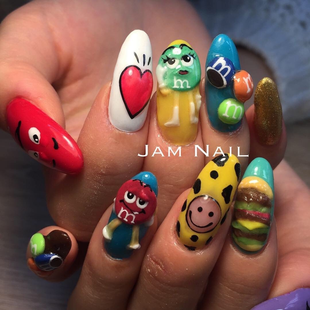 オールシーズン ハンド キャラクター お客様 Jam Nailのネイルデザイン No ネイルブック