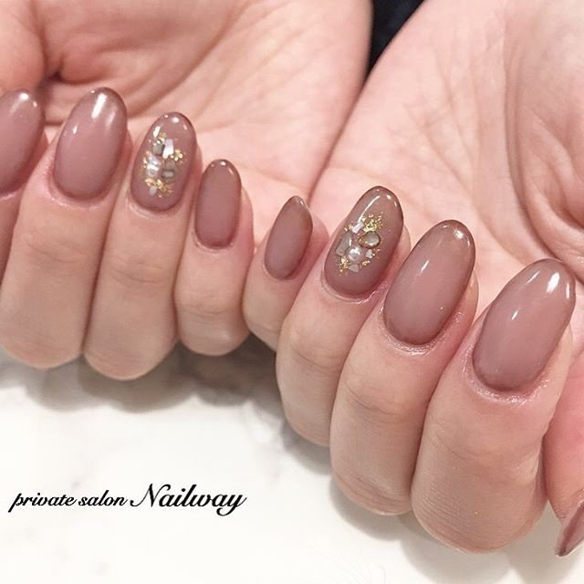 秋 冬 バレンタイン ハンド グラデーション Privatesalon Nailwayのネイルデザイン No ネイルブック