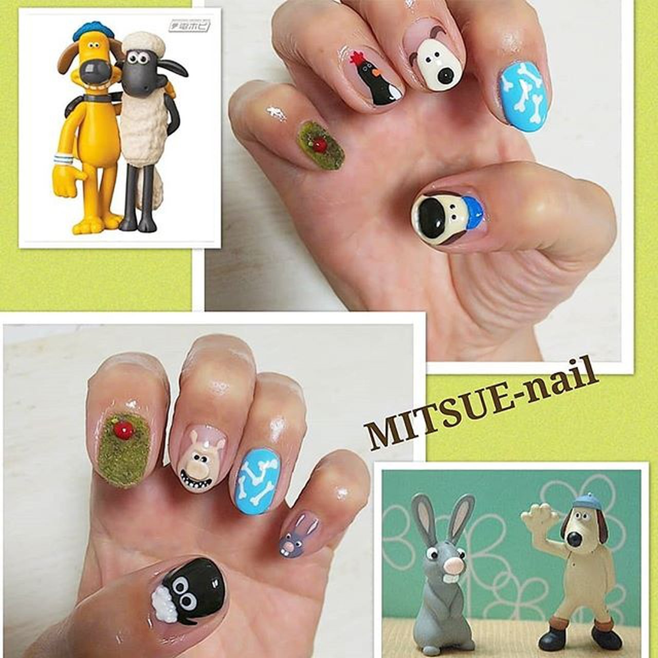 オールシーズン/ハンド/キャラクター/ショート/カラフル - MITSUE-nail